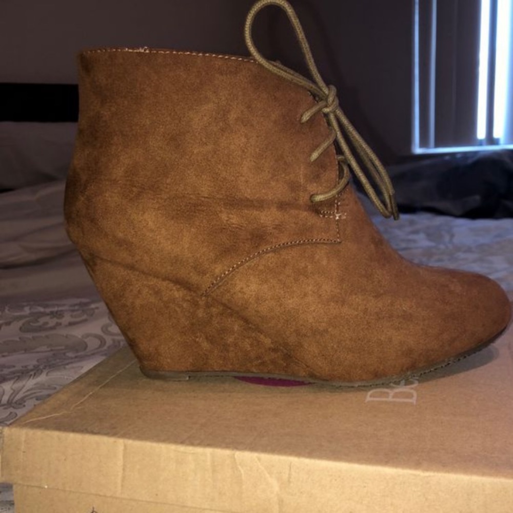 Tan Booties - Picture 2 of 2